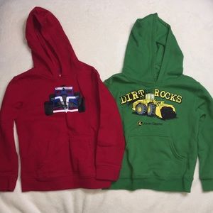 Two EUC Boys Size 7 Sweatshirts